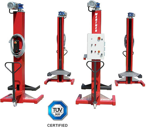 Mobiln� sloupov� zved�k WERTHER LTW 55